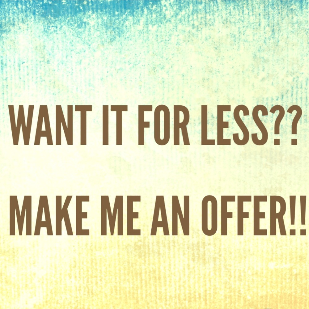 Make me an offer!